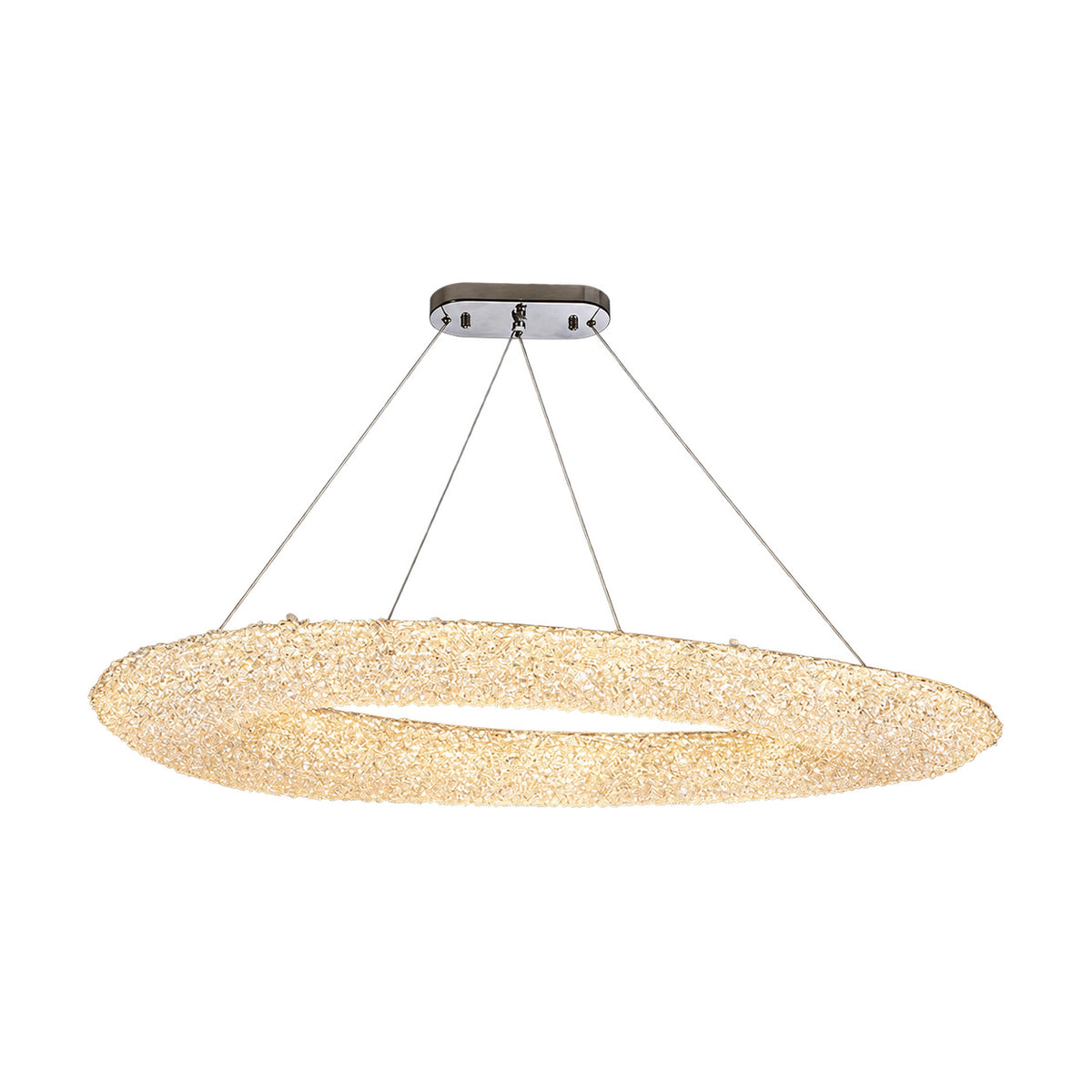 60W LED Dynasty Prestige Crystal Chandelier – white background