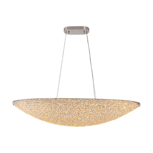 60W LED Dynasty Sovereign Crystal Chandelier – transparent background
