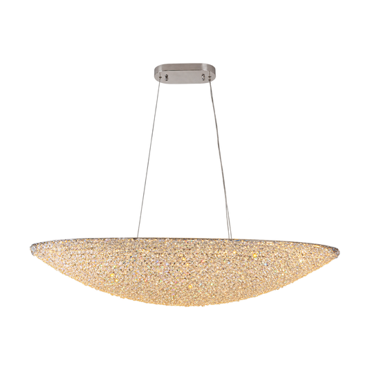 60W LED Dynasty Sovereign Crystal Chandelier – transparent background