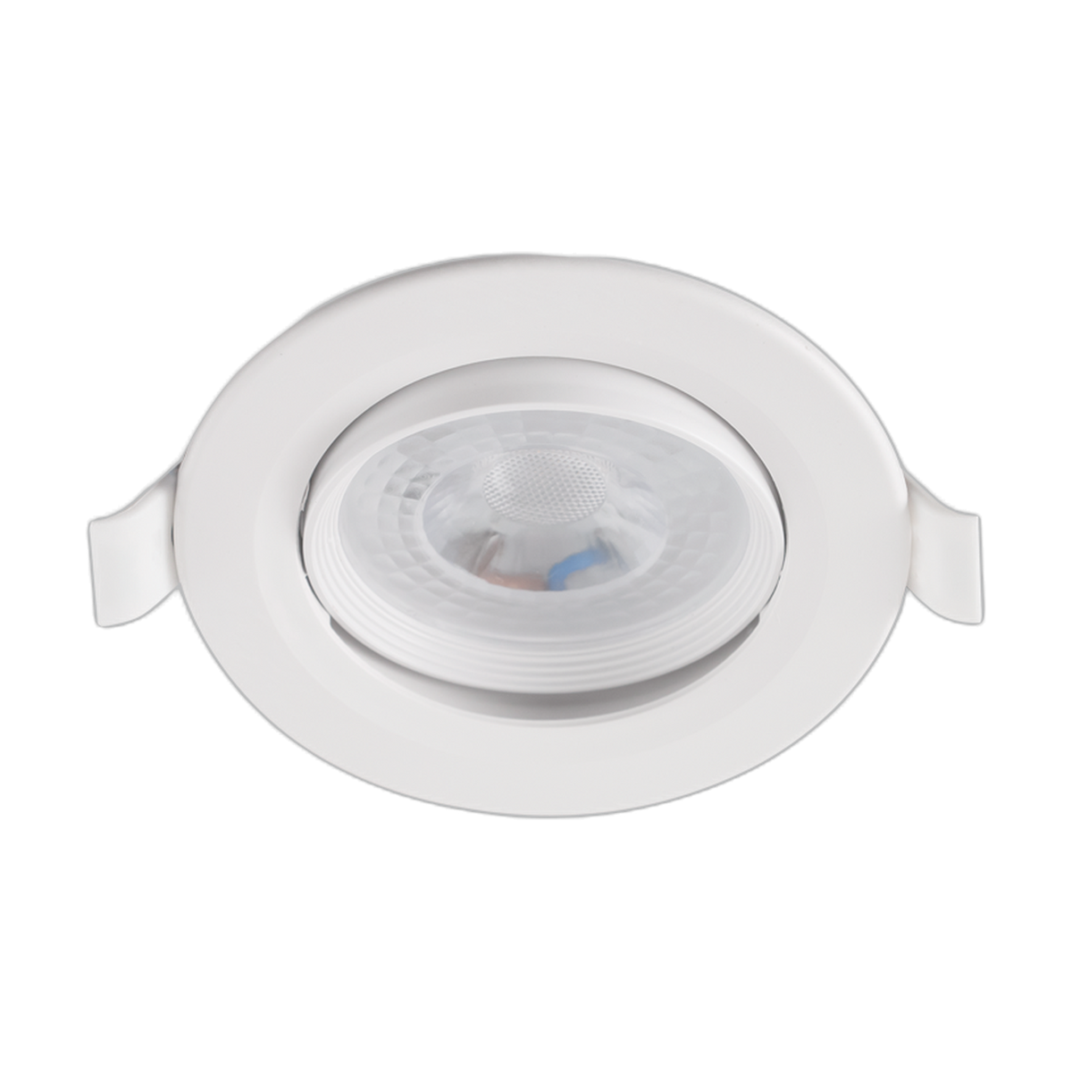 White 5W LED Downlight, 4000K, 70mm Cut-Out product image on a transparent background