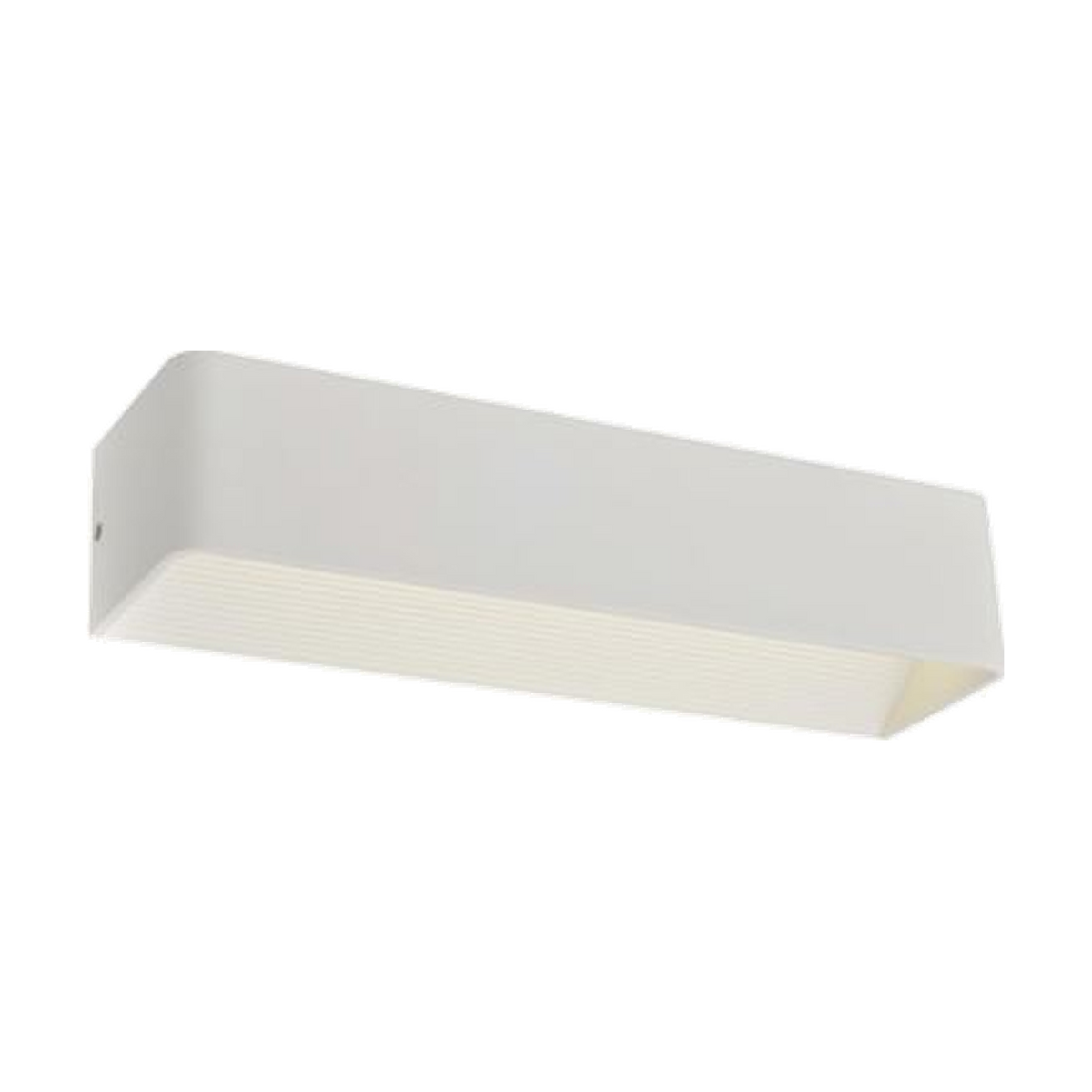 10W Cool White Rectangular LED Wall Light — transparent background