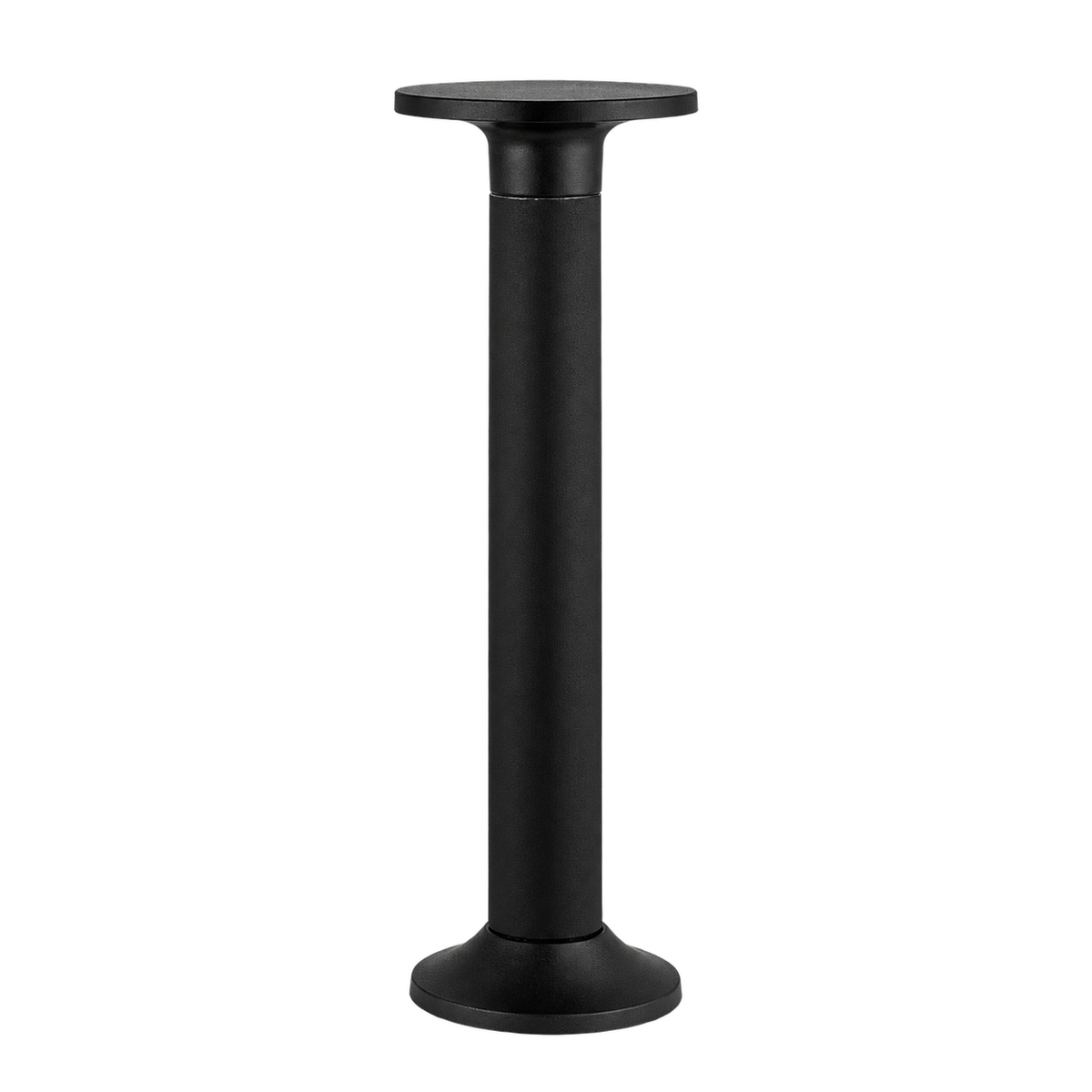 Black Focal LED Bollard — transparent background