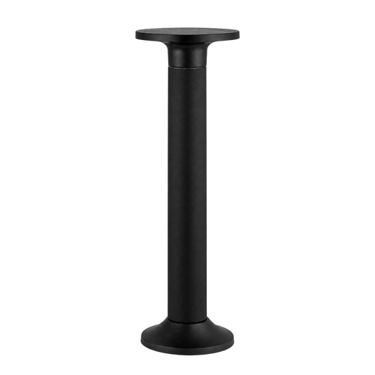 Black Focal LED Bollard — transparent background