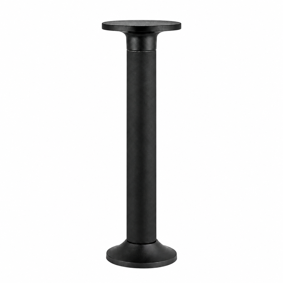 Black Focal LED Bollard — white background