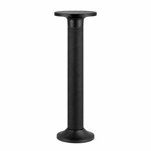 Black Focal LED Bollard — white background