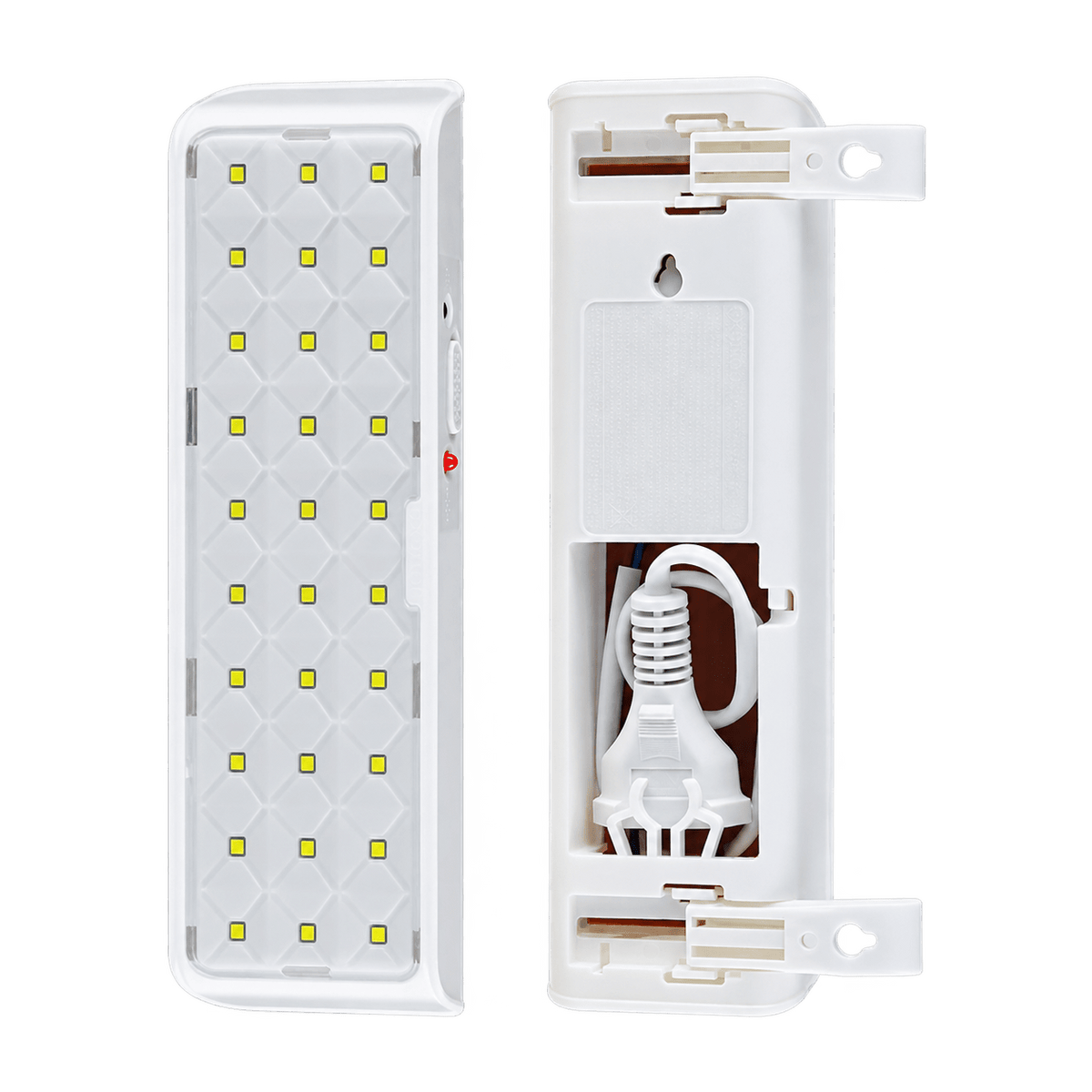 3W Rechargeable Emergency LED Light, 6000K — transparent background