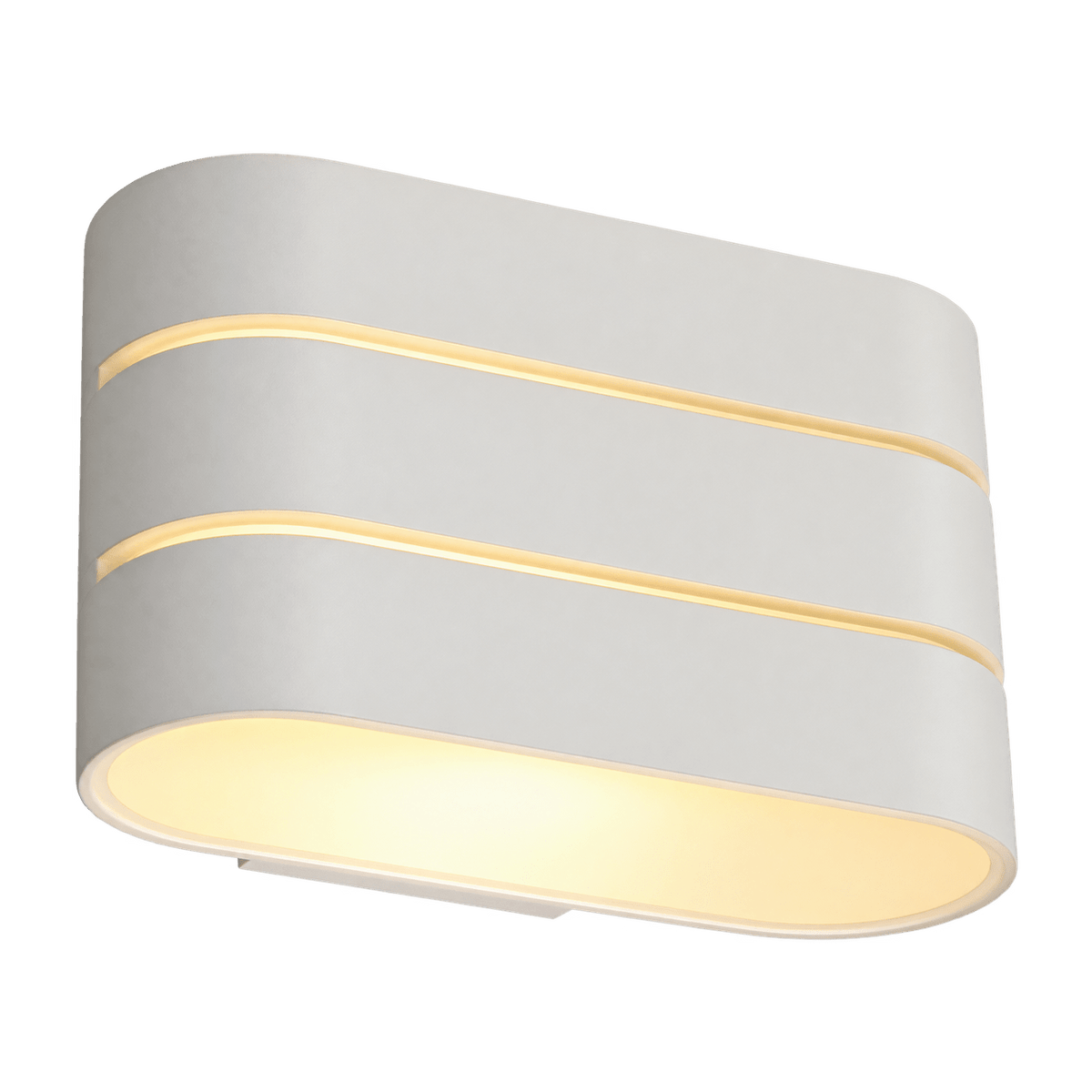 2 × 3W Cool White LED Up/Down Wall Light — transparent background