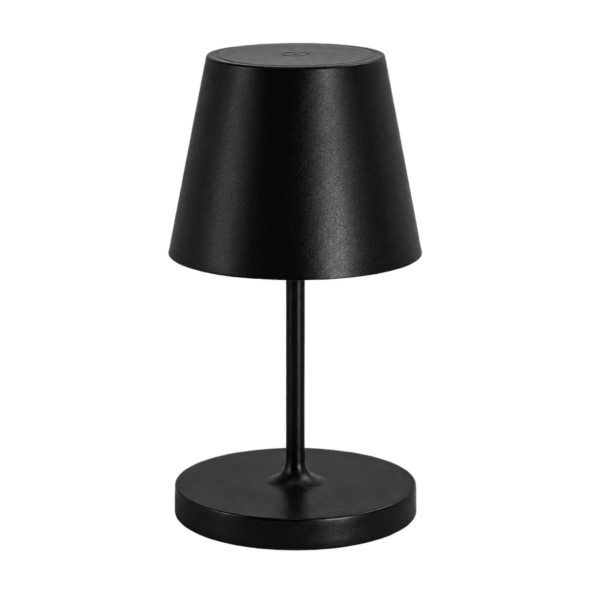 Black Trevi Mini Rechargeable Table Lamp — transparent background