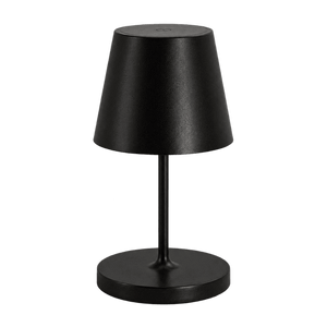 Black Trevi Mini Rechargeable Table Lamp — transparent background