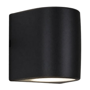 Marta 160 2-Light Outdoor Wall Light - Black — white background
