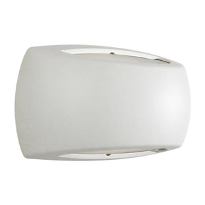 Francy Up & Down Outdoor Bulkhead Light - White — white background