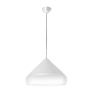 White Metal Aladdin Pendant Light, E27, transparent background, 1254 × 1254