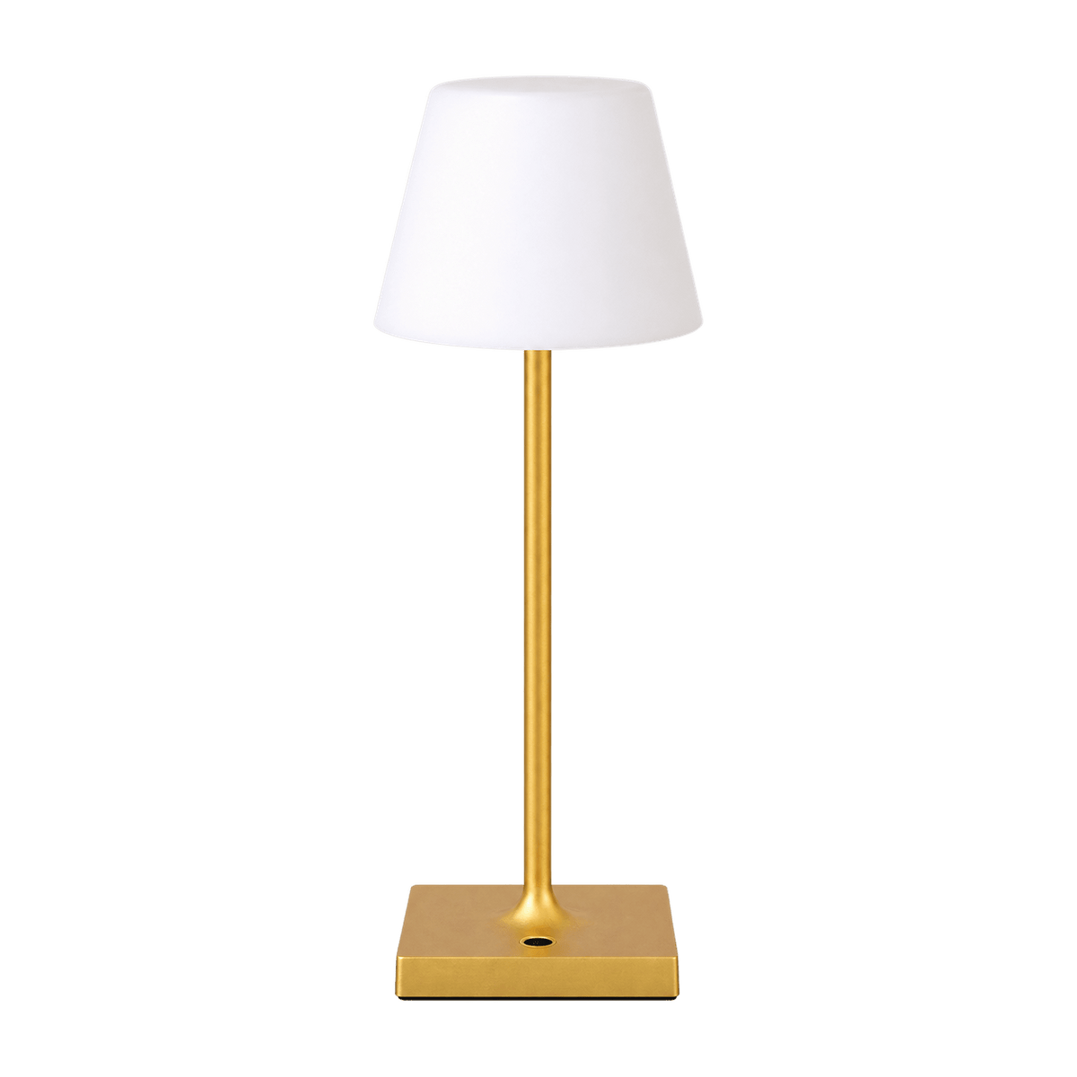 Gold Lolly Rechargeable Table Lamp, transparent background, 1254 × 1254