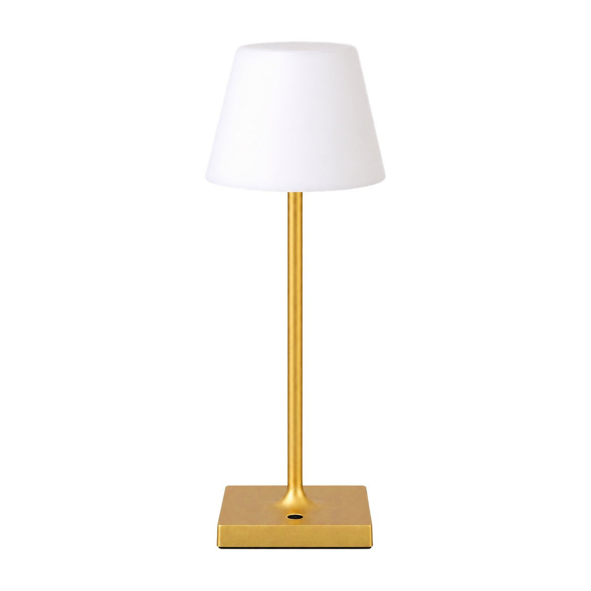 Gold Lolly Rechargeable Table Lamp, white background, 1254 × 1254