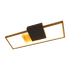 LED Rectangular Yin&Yang Ceiling Fitting, 18W, transparent background, 1254 × 1254