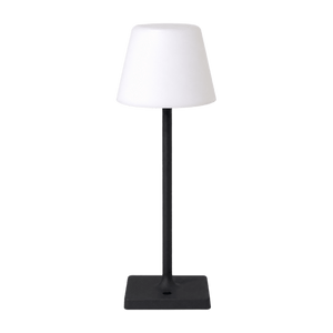 Black Lolly rechargeable table lamp, 2W LED, 3000K, transparent background, 1254 x 1254 product image