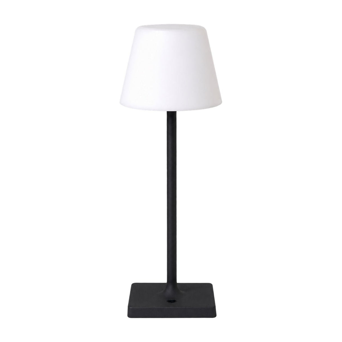 Black Lolly rechargeable table lamp, 2W LED, 3000K, white background, 1254 x 1254 product image
