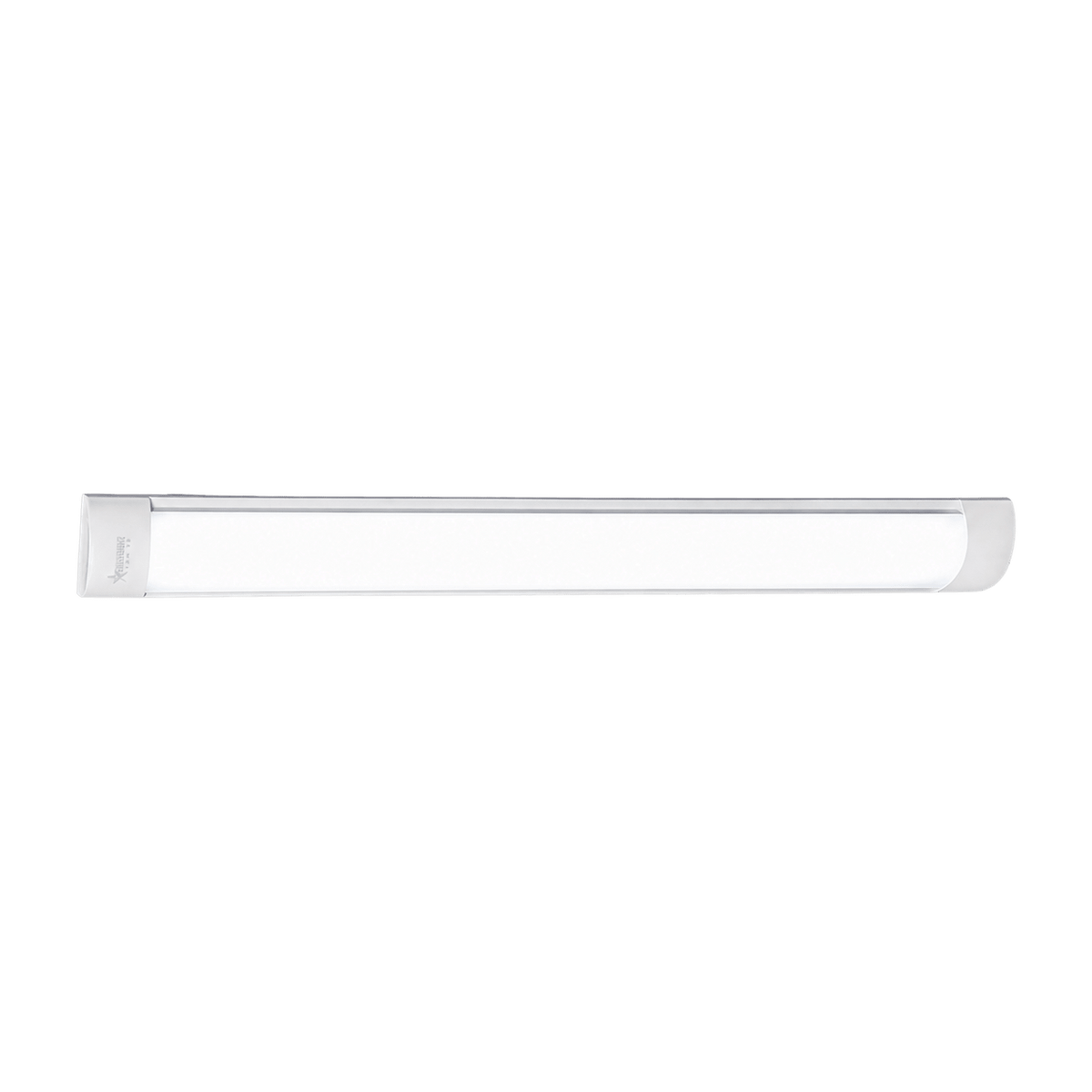 White 4 Foot LED Batten, 36W, 6500K, transparent background, 1254 × 1254
