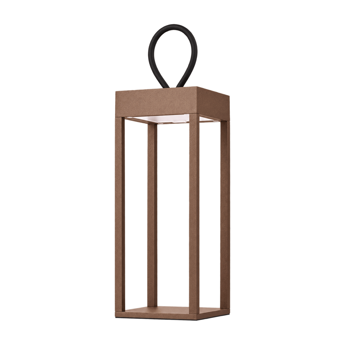 Gold Corten Rechargeable Table Lamp, transparent background, 1254 × 1254