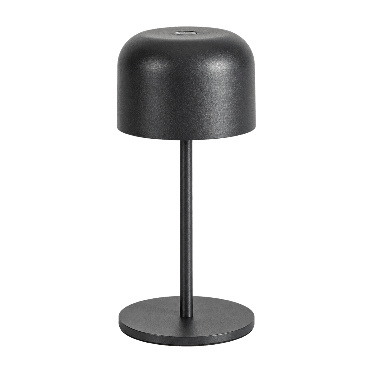 Anthracite Touch-Dimmable Rechargeable Table Lamp, transparent background, 1254 × 1254