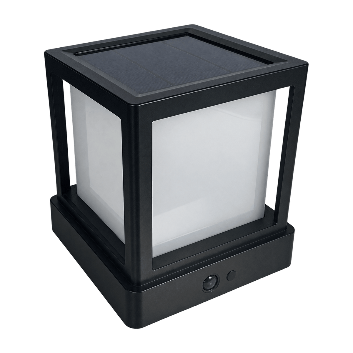 10W LED Solar Garden Light - 4000K, IP54 — transparent background