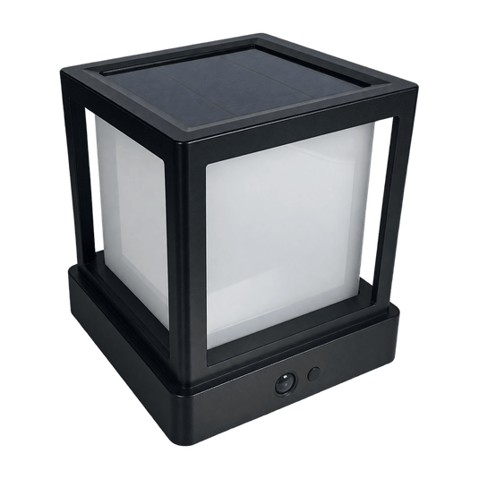 10W LED Solar Garden Light - 4000K, IP54 — transparent background