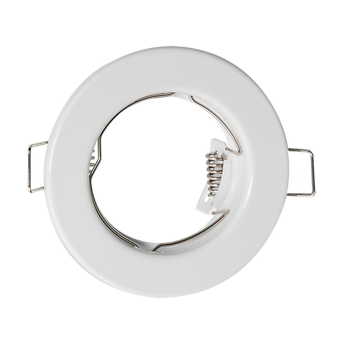 White 12V Recessed Downlight, 50W, 55mm Cut-Out on a white background