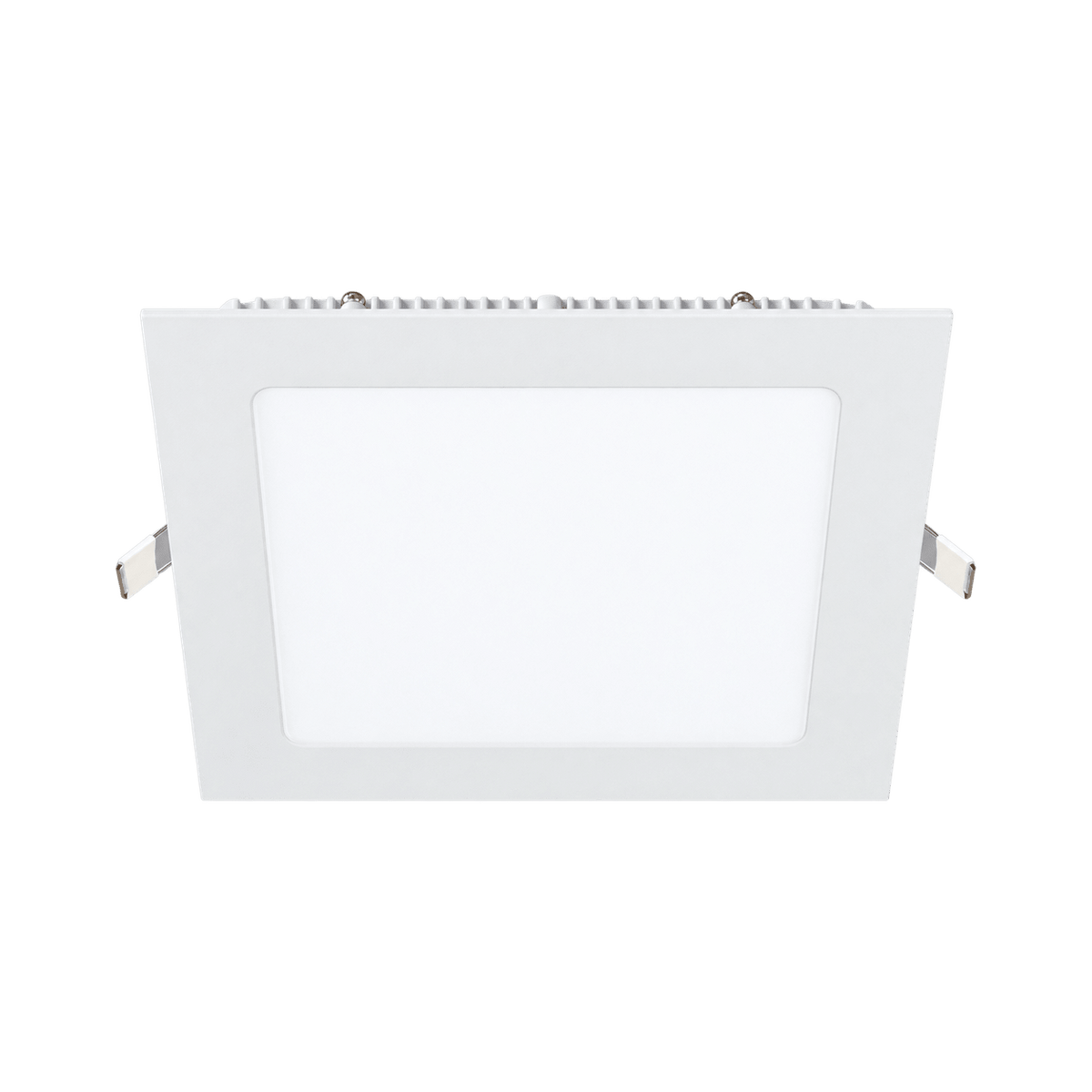 White 12W 3CCT Dimmable LED Downlight — transparent background, 1254 × 1254