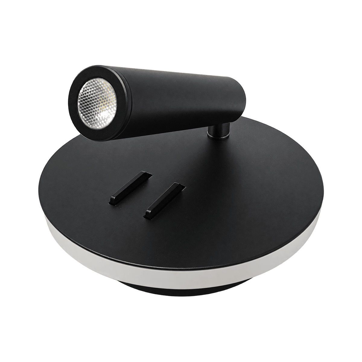 Black 3W LED Wall Light, 240V — white background, 1254 × 1254