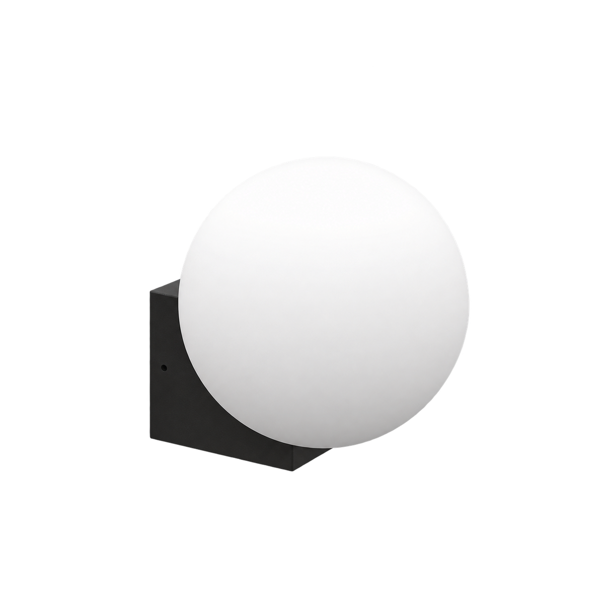 Comino Small Outdoor Wall Light - Sand Black on a transparent background