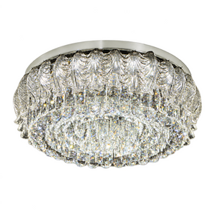 Extra Large Luxury Round K9 Crystal SMD LED Ceiling Fitting, 98W product image on a white background