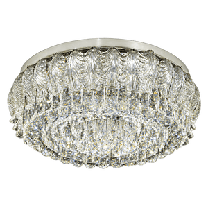Medium Luxury Round K9 Crystal SMD LED Ceiling Fitting, 42W product image on a transparent background