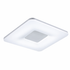 Square ceiling light fixture on a white background