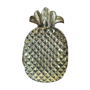 Golden Pineapple Plate 25cm