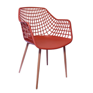 Coral Diamond Back Chair decorative piece