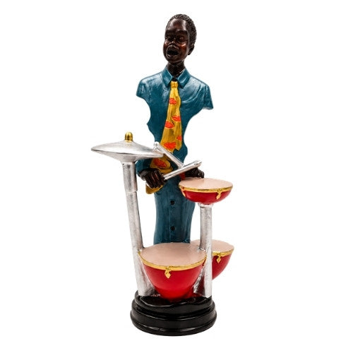 Jazz Musician Figurine – Drum Player – Yellow Tie product image