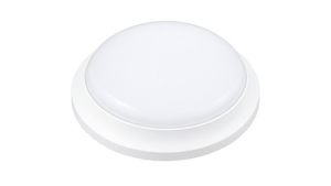 17W round white LED bulkhead light, transparent background