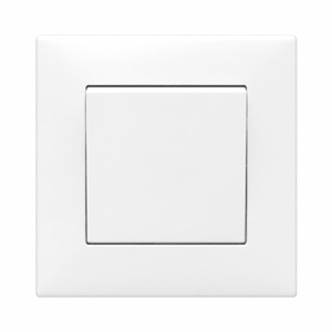 1 Lever 2 Way Switch 10A - White (3x3)