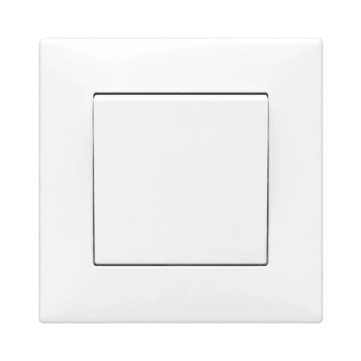 1 Lever 2 Way Switch 10A - White (3x3)