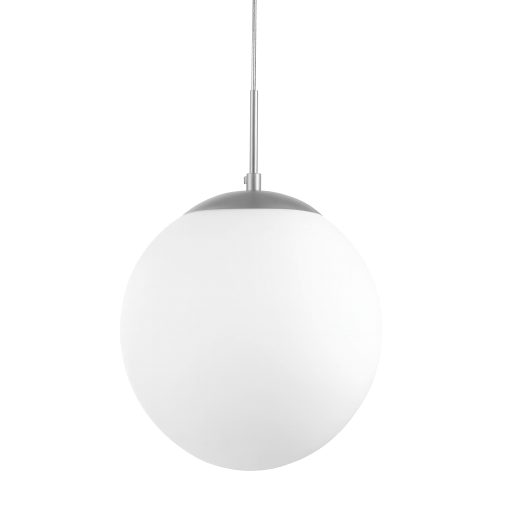 Opal Chrome Pendant Light - 400mm
