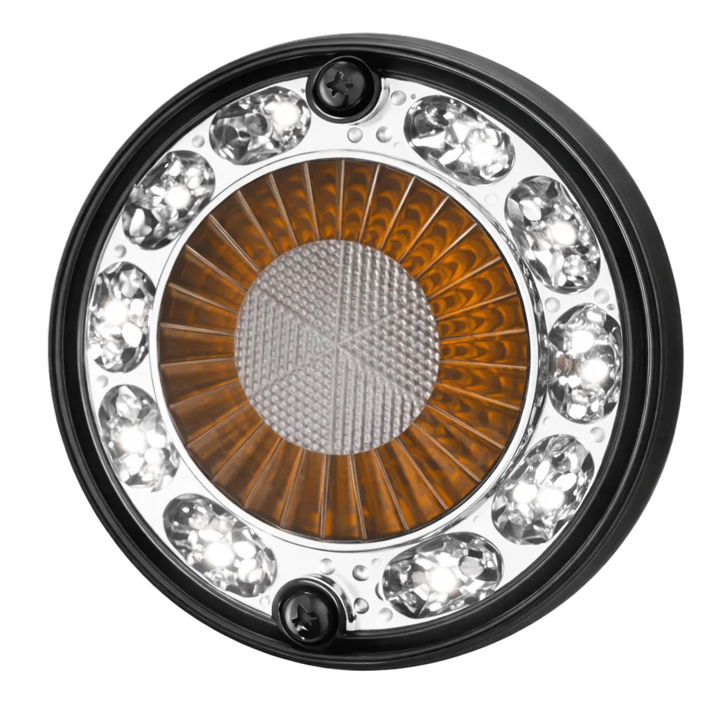 LED Truck / Trailer - Rear / Brake / Reverse Light - Amber / 12Vdc