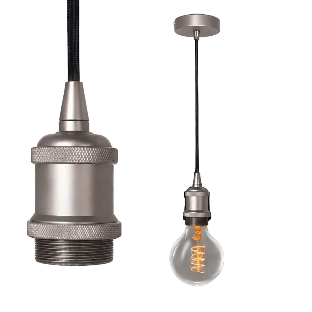 Matt Gun Metal Pendant Light IP20
