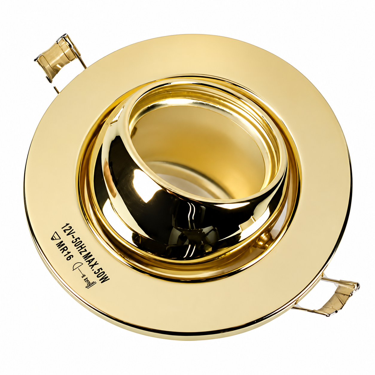 Gold Eyeball Tilt Downlight Holder