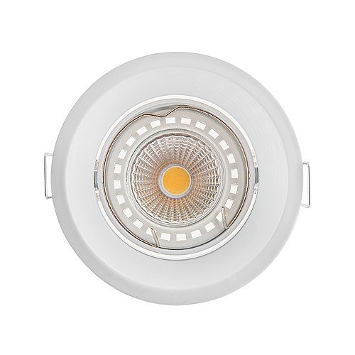 White Aluminium Fixed Downlight Anti-Glare IP20
