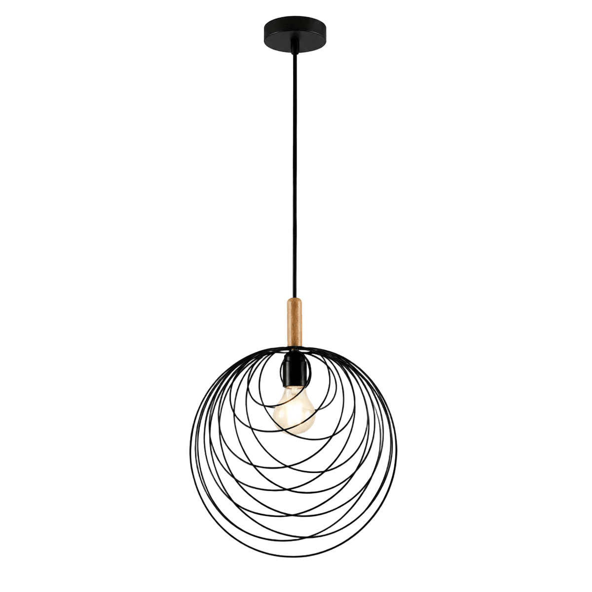 Art Retro Black Pendant Light