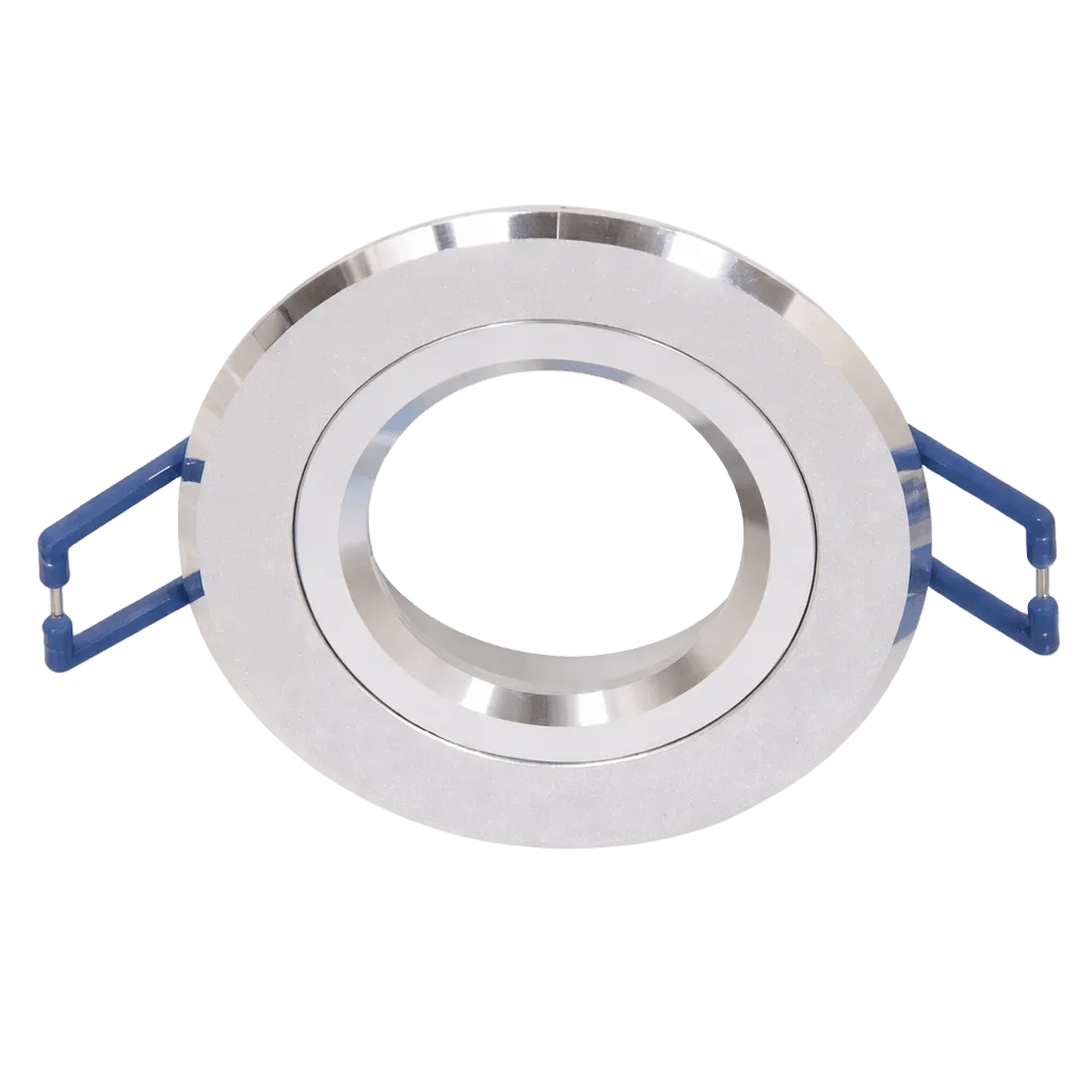 Brushed Aluminium Downlighter Recessed 12V/240V