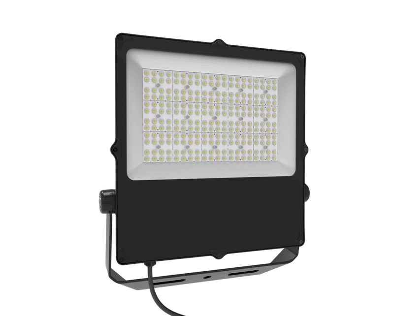 Solar lighting system setup for tennis court