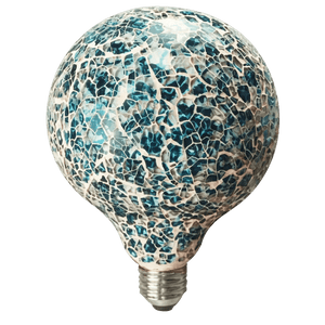 Decorative LED Bulb - 6W Mosaic - Sea Blue — 1254 × 1254 transparent product image