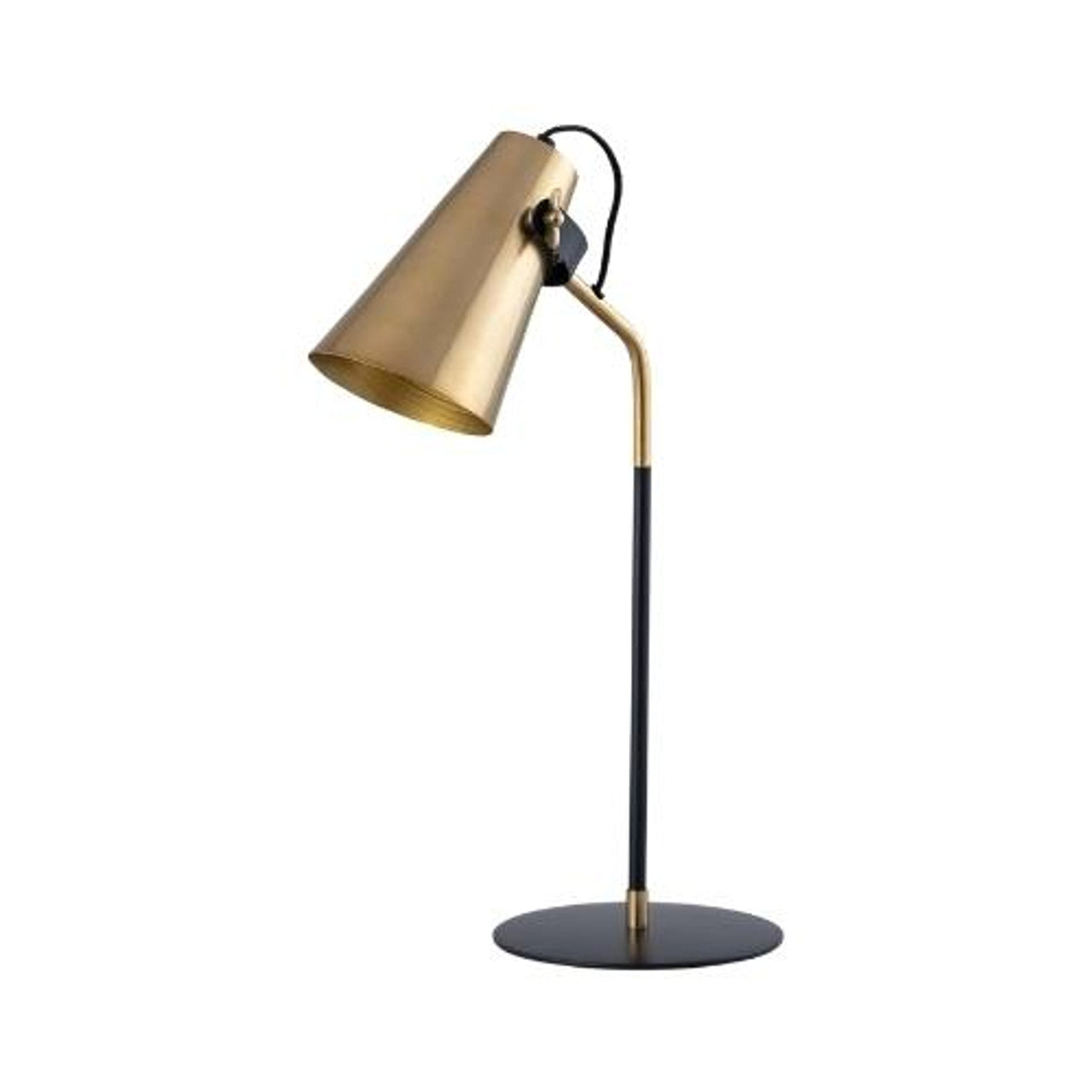 Aberdeen Black & Gold Table Lamp - Future Light - LED Lights South Africa