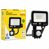 10W Motion Sensor LED Floodlight – Black (6500K, IP65)